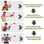 Boxing Speed Ball Head-Mounted PU Punch Ball MMA Sanda Training Hand Eye Reaction Home Sandbag Fitness Boxing Equipment Hot Sale
